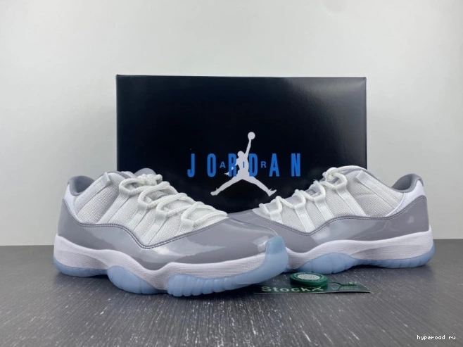Grey Air Cement AV2187-140 Low Jordan 11 0703